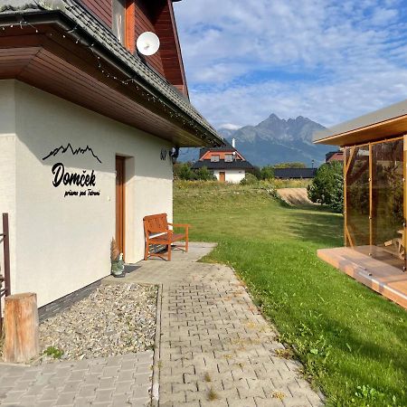 Domcek & Sauna Garden Stara Lesna Exterior photo