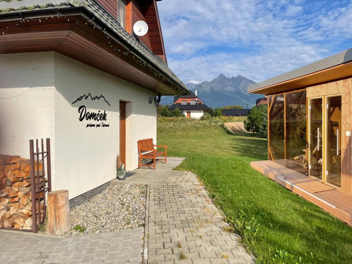 Domcek & Sauna Garden Stara Lesna Exterior photo