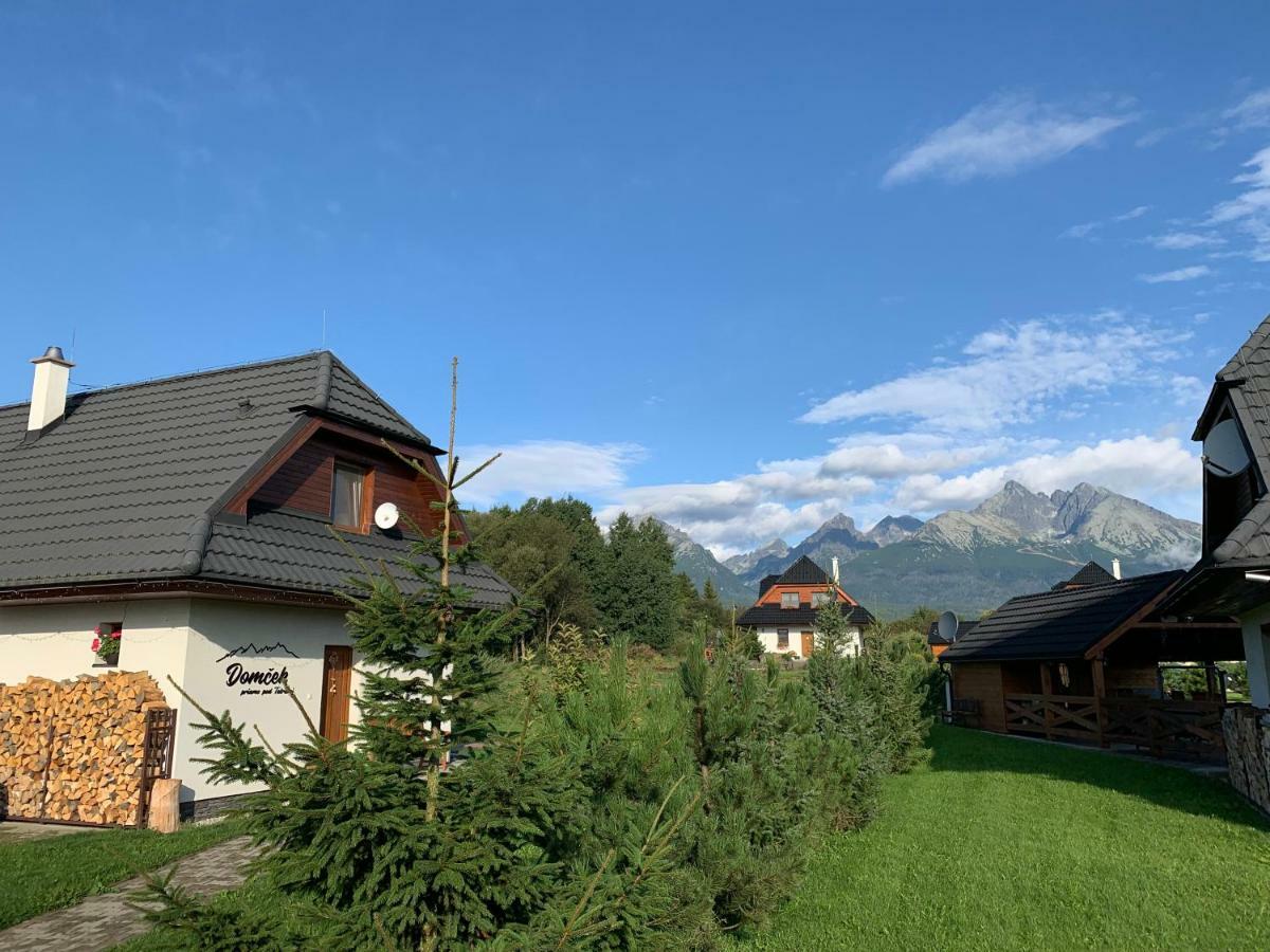 Domcek & Sauna Garden Stara Lesna Exterior photo